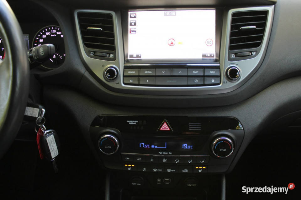 Hyundai Tucson Benzyna 124 Wyposażenie elektrochrom. lusterko wst. Lubań