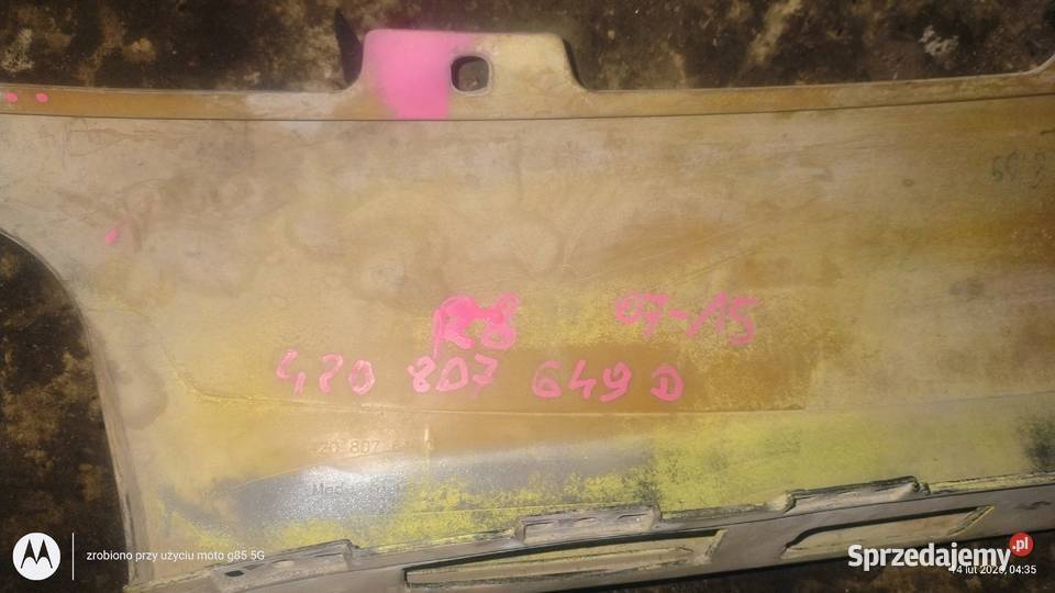 Spoiler dyfuzor zderzaka tył Audi R8 Lubin