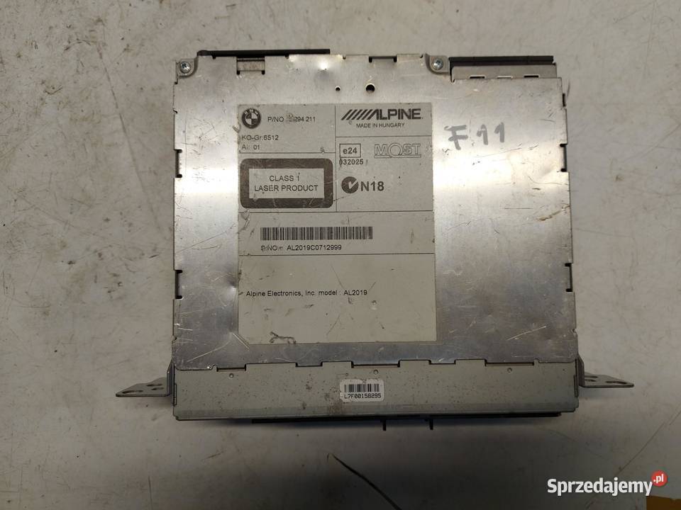 BMW 5 F11 Radio nawigacja navi 9294211JLK01 Wyposażenie wnętrza sprzedam