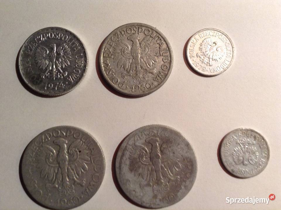 Monety PRL rybak Numizmatyka wielkopolskie sprzedam