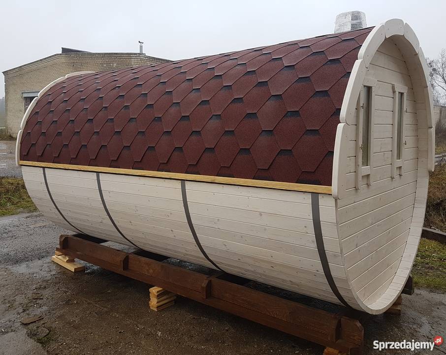 Sauna Beczka Ogrodowa 400 z piecem Harvia Łódź