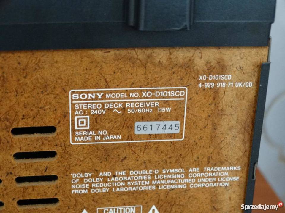 Wieża Sony z gramofonem igła WYSYŁKA Gramofony Jasło