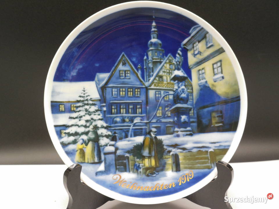 Porcelanowy Talerz Kolekcjonerski Royal Tettau Porcelana i szkło wielkopolskie