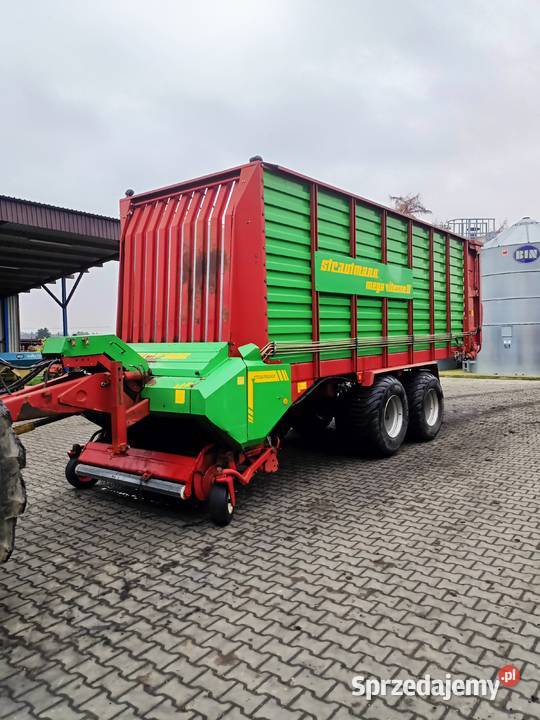 Przyczepa samozbierająca Strautmann mega vitesse Przyczepy rolnicze śląskie Lędziny sprzedam
