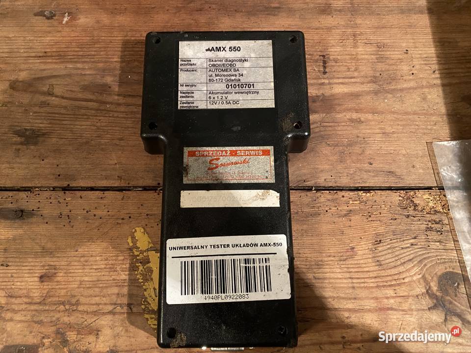 Tester układów wtryskzapłonowych AMX 550 Interfejsy diagnostyczne podkarpackie Krzeszów