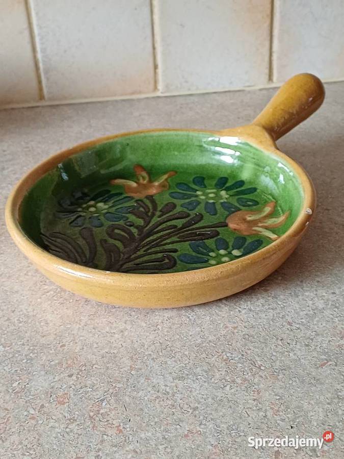 vintage patelnia ceramiczna Nowy Targ