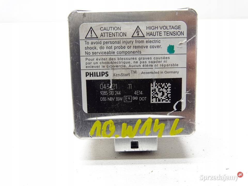 ŻARNIK ŻARÓWKA XENON D3S 35W PHILIPS 9285310244 Żarówki samochodowe sprzedam