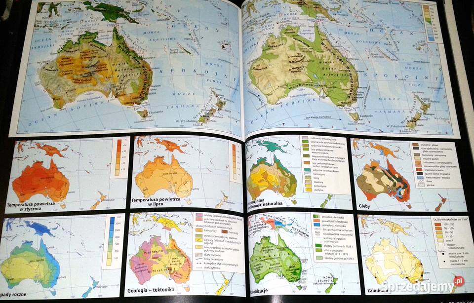 Szkolny atlas geograficzny Świat Polska ponad Chełm