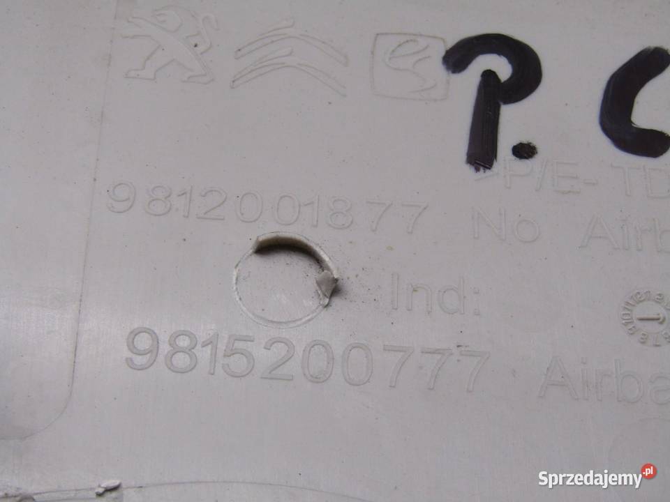 OSŁONA POSZYCIE SŁUPKA PRAWE CITROEN C3 III lubelskie