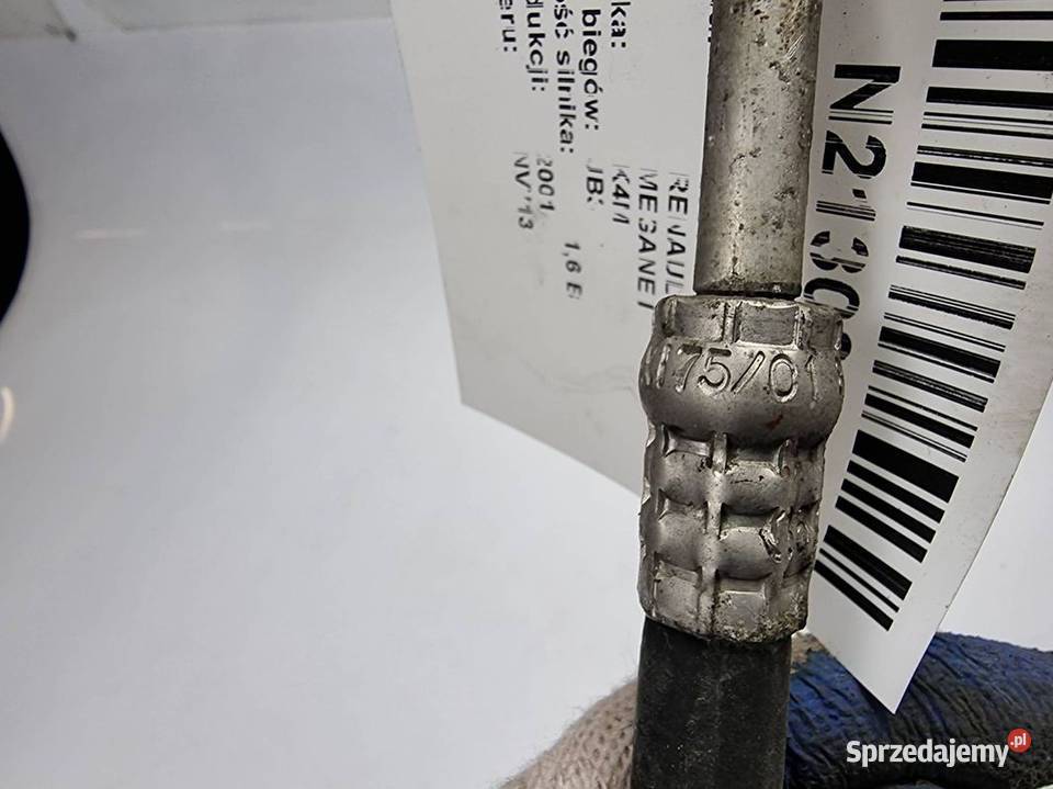 PRZEWÓD KLIMATYZACJI RENAULT MEGANE I 8200085754 osobowe Pozostałe Części samochodowe Lipno