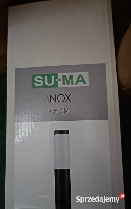 Lampa stojąca Inox ogrodowa 1punktowa czarna ST mazowieckie Warszawa