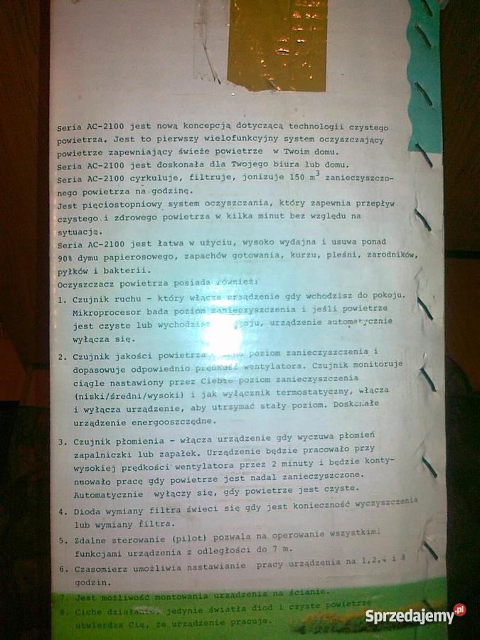 WYSOKIEJ JAKOSCI FILTR ALERGIKOW i ASTMATYKOW Pozostałe śląskie sprzedam