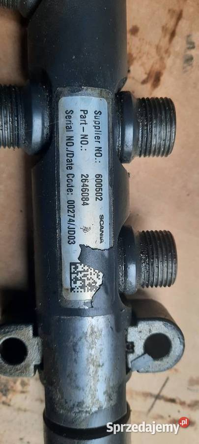 Listwa Paliwa SCANIA euro6 2646084 ciężarowe Staszów sprzedam