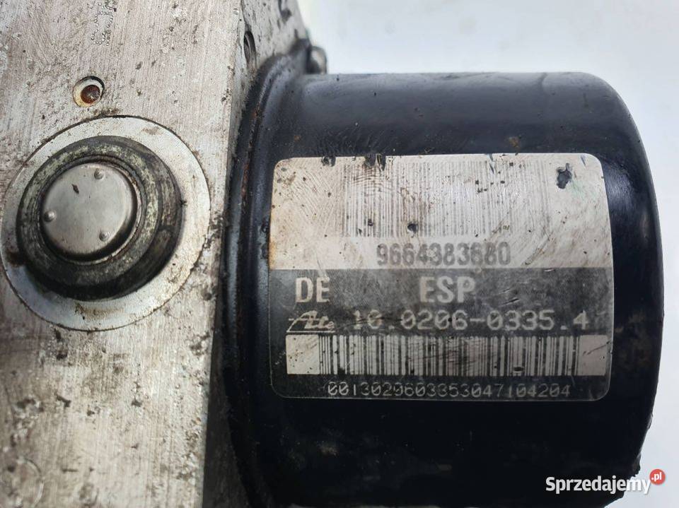 POMPA ABS HAMULCOWA PEUGEOT 207 SW 9664383680 kujawsko-pomorskie Lipno