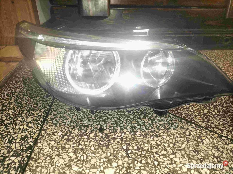 Lampy przednie H7 BMW E60 E61 PRZEDLIFT stan Poręba sprzedam