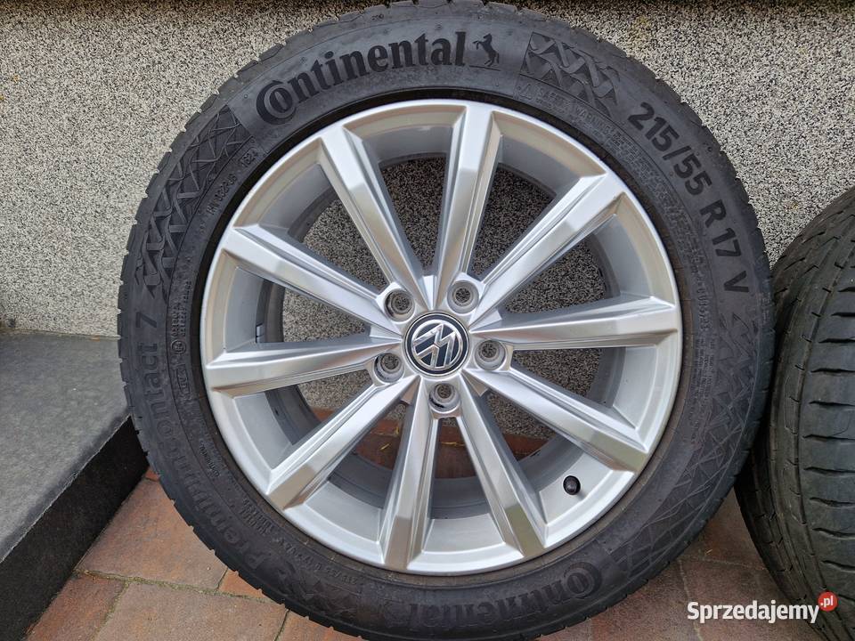 Felgi Koła VW Touran Passat Golf Tcross 17 5x112 Opony i felgi świętokrzyskie Pińczów