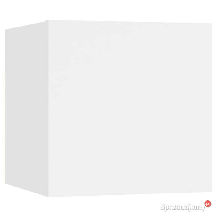 Wisząca szafka telewizyjna biała 305x30x30