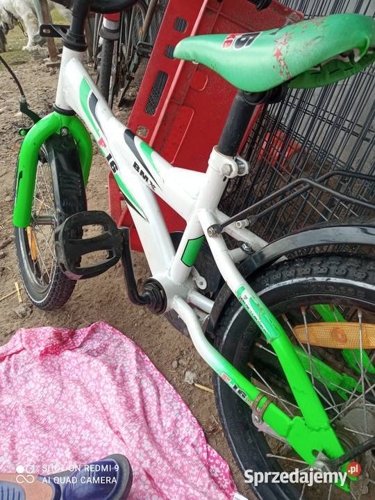 Rowerek dziecięcy bmx 16 plus hulajnoga biały Radomyśl Wielki