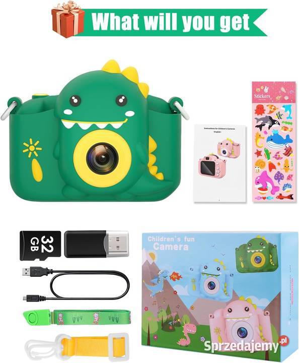 Aparat dziecięcy cyfrowy 20MP32 sd 1080p 2 Łódź