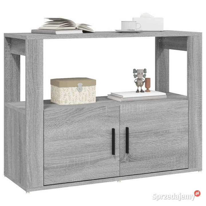 Szafka szary dąb sonoma 80x30x60 materiał Pozostałe Warszawa