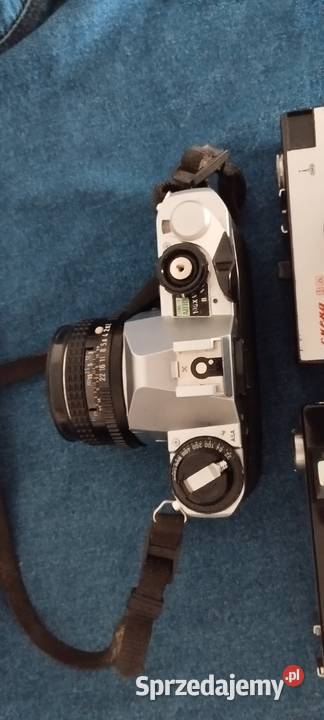 Aparat zestaw Pentax MG Vilia Cmena Smena Wolsztyn