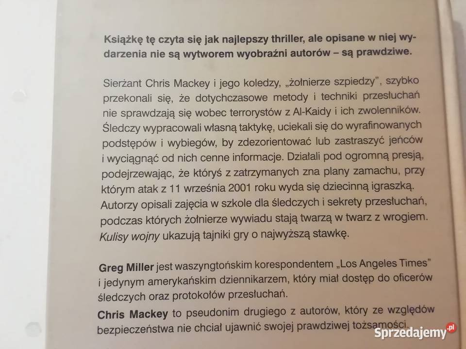 Kulisy wojny terroryści i szpiedzy podstęp i Radom