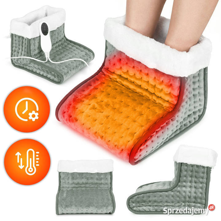 Elektryczny ogrzewacz do stóp z pilotem miękki