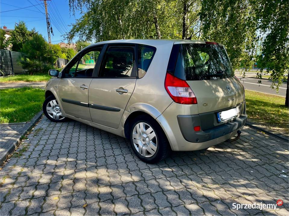 ŁadnyRenaultScenicII2005r19DieselHakPanoramaBogat Kombi Scenic łódzkie Zduńska Wola