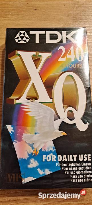 TDK XQ 240 nowa kaseta video folia Kraków sprzedam