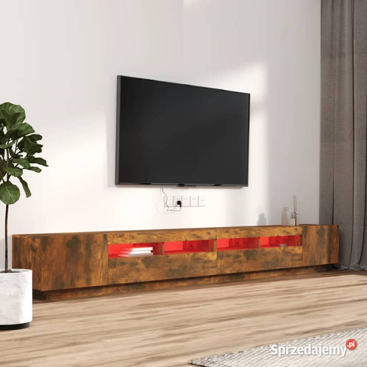 Zestaw 3 szafek TV z oświetleniem LED RTV Warszawa