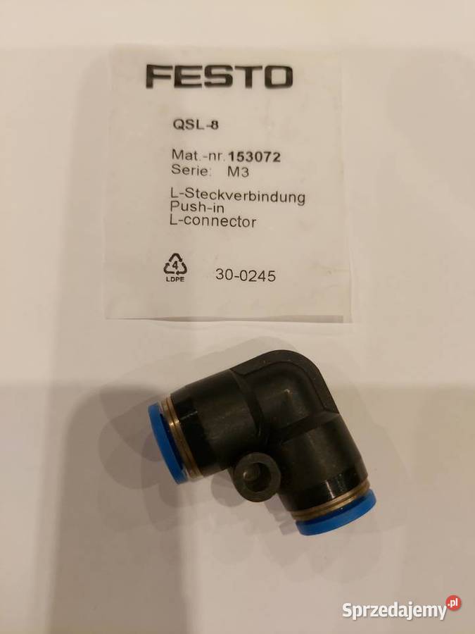 FESTO QSL8 złączka wtykowa kolanko kat 153072