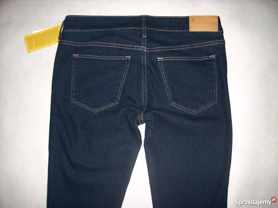 HM dżinsy granat rurki jeansy NOWE 2832 S Nowy Sącz