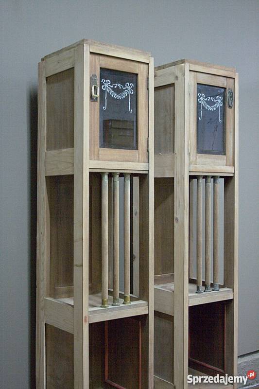 SŁUPKI SECESYJNE OCZYSZCZONE ANTYKI IMPRESJA Radzymin