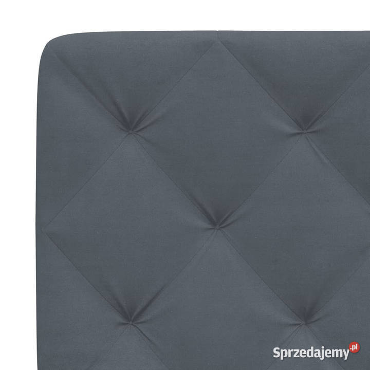 Rama łóżka z LED ciemnoszara aksamitna 160x200 Warszawa