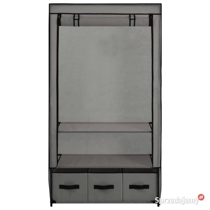 vidaXL Szafa szara 87 x 49 x 159 mazowieckie Warszawa sprzedam