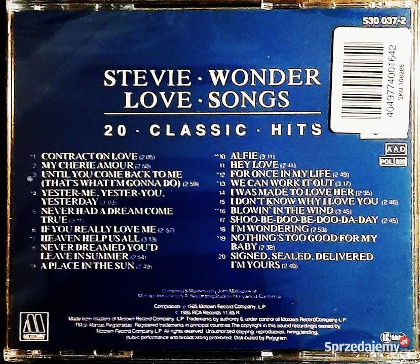 Wspaniały Album CD STEVIE WONDER Album Love Katowice sprzedam
