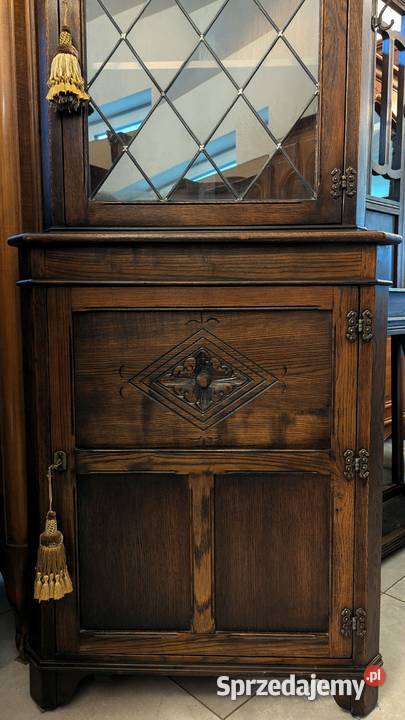 Dębowa narożna witryna ludwikowskasklep Dąbrowa Dąbrowa Górnicza