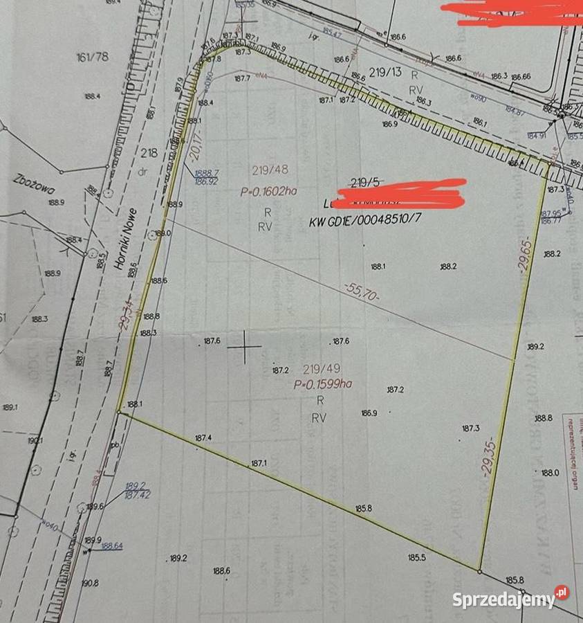 Sprzedam działka budowlana Nowa Karczma Kaszuby 1600m2 Sprzedaż