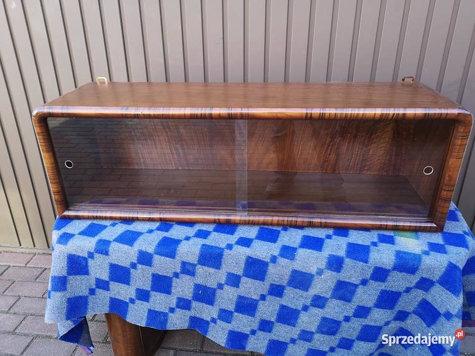 Półka Szafka Witryna Wisząca ARTDECO Orzech wielkopolskie Swarzędz sprzedam