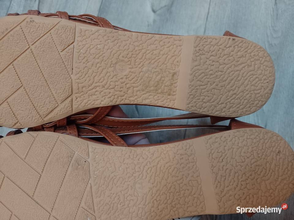 4344 Brązowe baleriny wieczorowe na szeroką Balerinki małopolskie Kraków