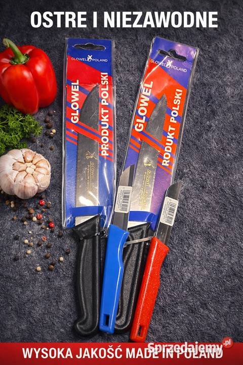 Zestaw noży kuchennych glowel