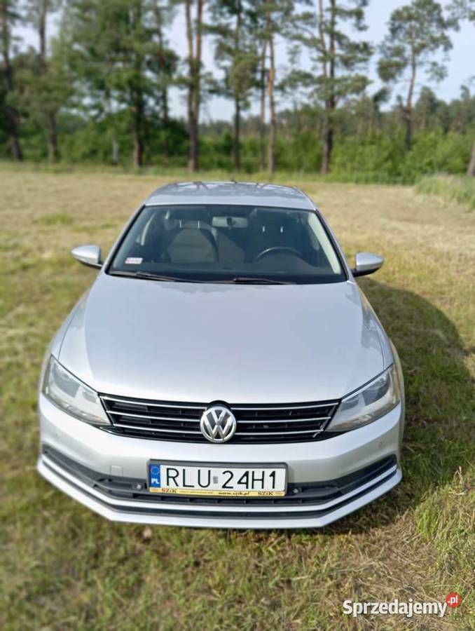 VW Jetta 2015 r Lift 20 TDI Salon Polska srebrny Volkswagen Lubaczów