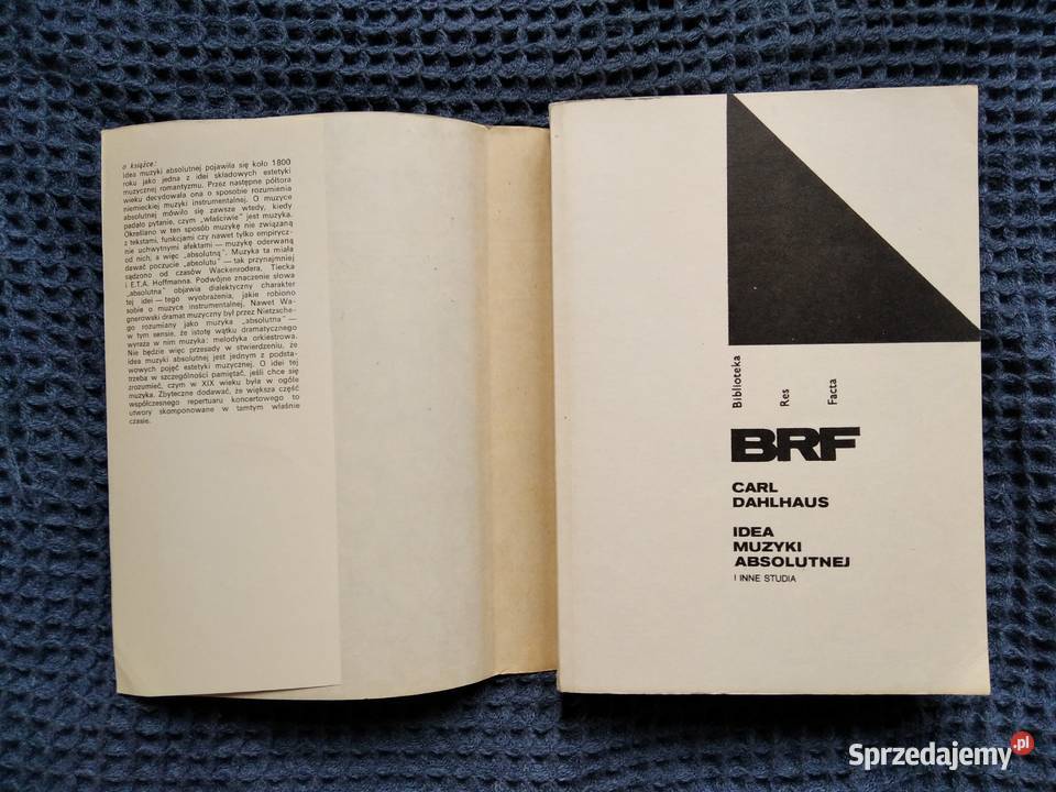 Idea muzyki absolutnej i inne studia Carl