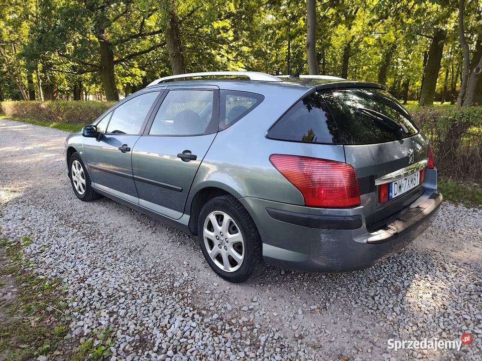 Peugeot 407 16HDi 109 2005r dolnośląskie Wrocław