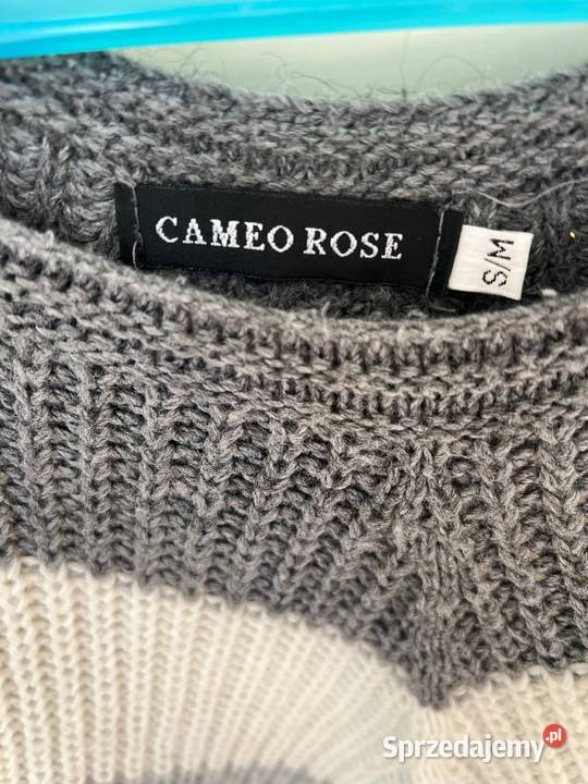 Piękny basicowy sweterek w paski Cameo Rose M Gdańsk sprzedam