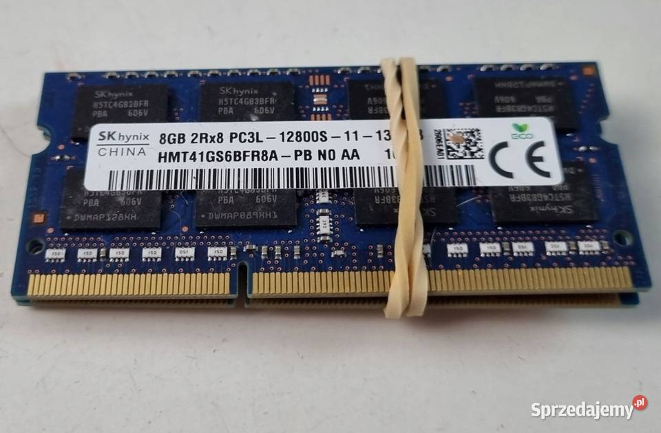 PAMIĘĆ RAM SK Hynix 16GB 2x8GB DDR3 SODIMM PC3L DDR3 Warszawa sprzedam