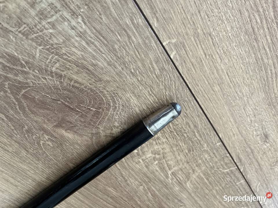 Laska spacerowa zabytkowa w srebrze 830 Mrągowo