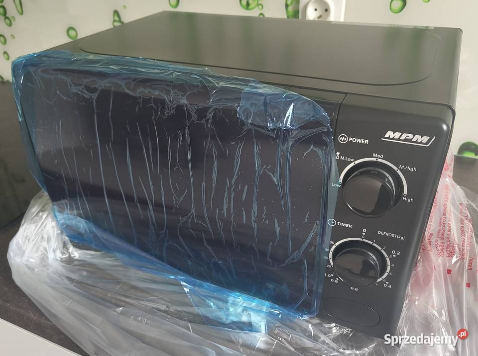 Nowa Kuchenka Mikrofalowa MPM 20KMM12 Czarna Kuchenki mikrofalowe Warszawa
