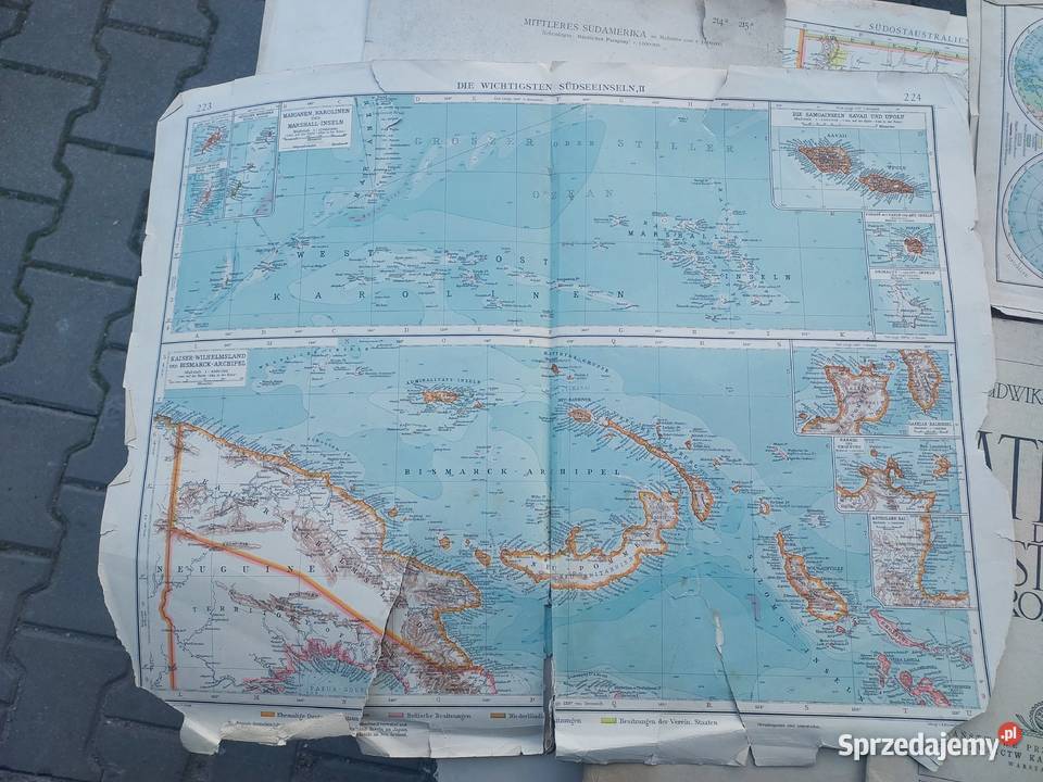 Stare mapy atlasy przedwojenne i powojenne Tczew