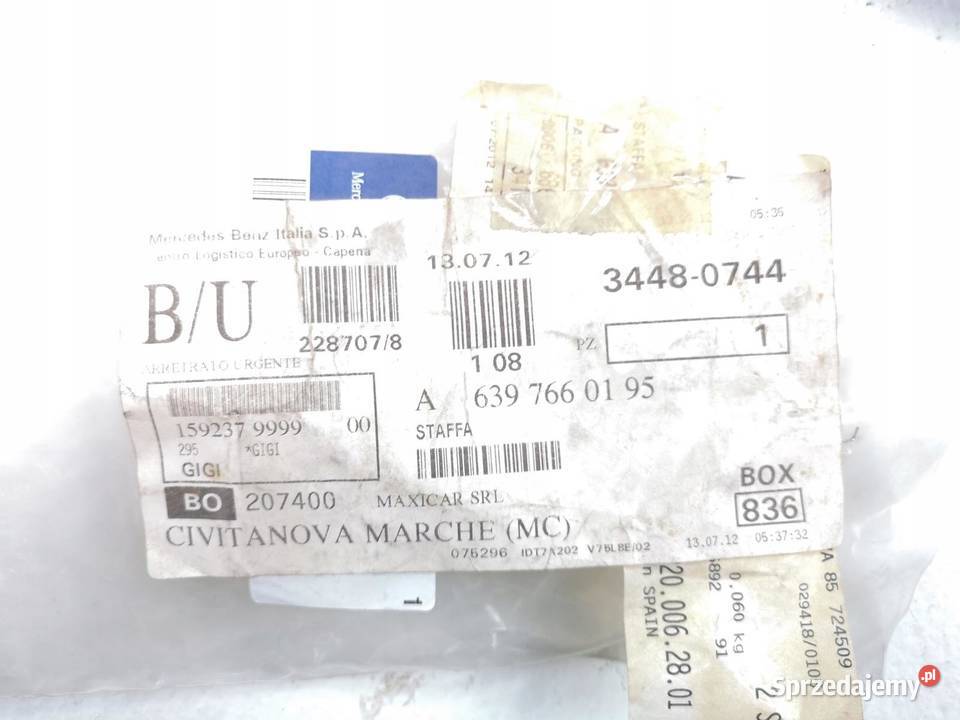 OSŁONA ZAMKA DRZWI PRAWYCH MERCEDES W639 VITO Osłony i zaślepki
